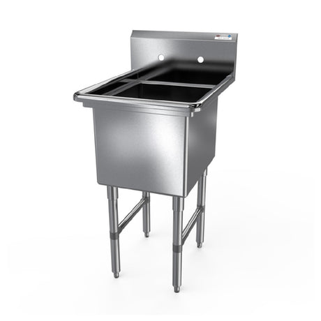 NBR Equipment 1SS-181814 Premium Sink One-compartment 23-1/8"W X 23-1/2"D X 44-1/16"H Overall Size