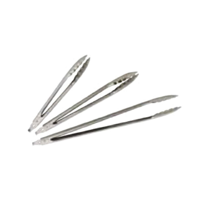 Alegacy Foodservice Products 9511 Locking Tongs 9-1/2"L Scalloped Edge