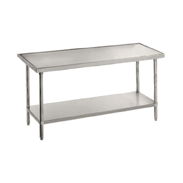 Advance Tabco VLG-302 Work Table 24"W X 30"D 14 Gauge 304 Stainless Steel Top