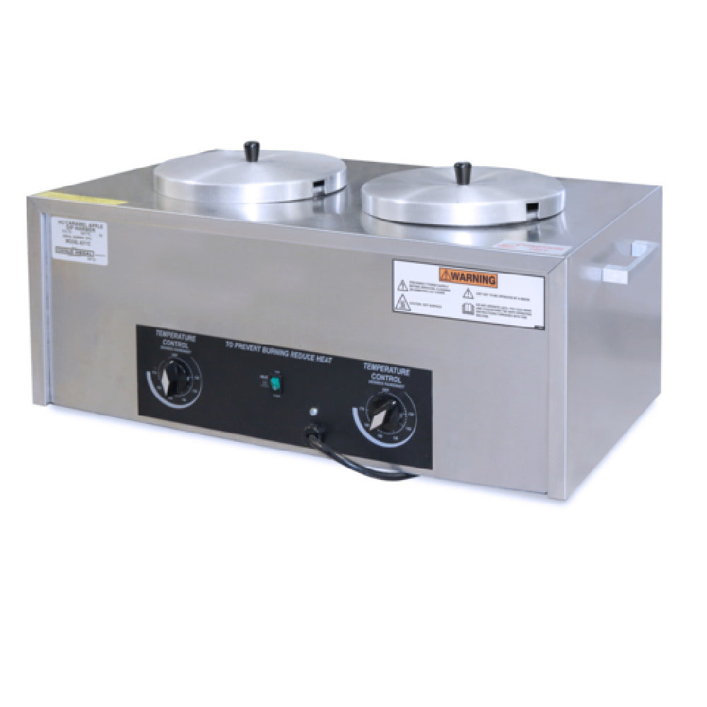 Gold Medal 4211C - Caramel Apple Dip Warmer/Server, Twin, High Output