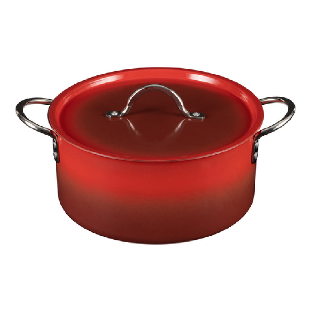 Bon Chef 73303-OM-CR Country French X Ombre Sauce Pot 5 Qt 22 Oz 10″ Dia X 4.75″ H