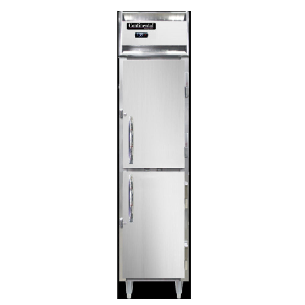 Continental Refrigerator D1RSENSSHD Designer Slim Line Refrigerator Reach-in 17-3/4"W