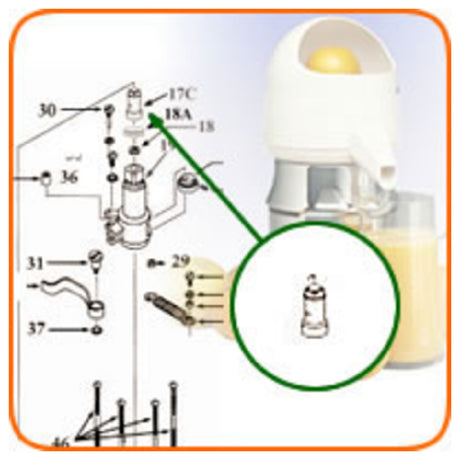 Sunkist 17RK Shaft Tip With Pin Flat Tip