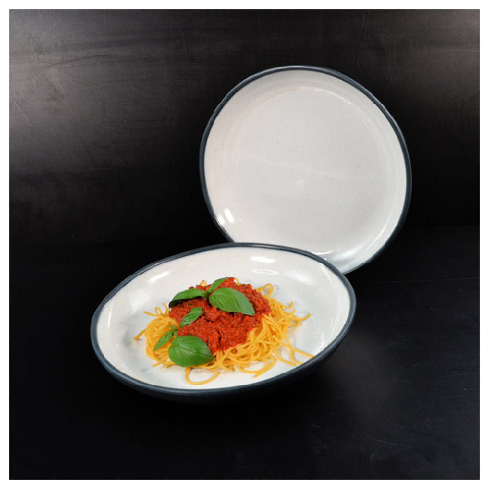 Bauscher Hepp TBL4603 - Marl Collection Plate, 11" Dia. X 1-3/4"H, Large