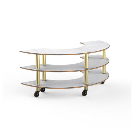 Steelite MGCMSX01CBXW - MODULAR CREATIVE CURVED UNIT WHITE CARRERA BRUSHED, Modular