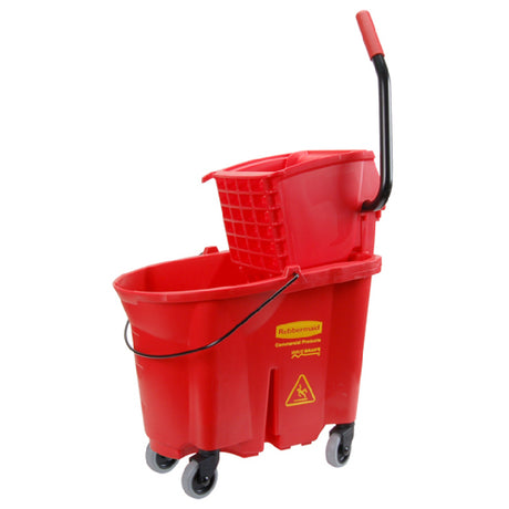Rubbermaid RBMDFG758888RED 35qt Wavebrake Mopcombo Red