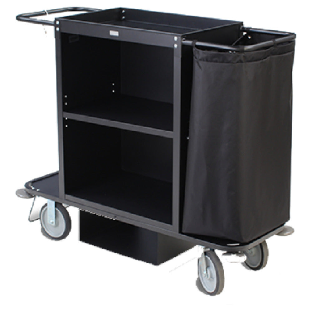 Forbes Industries 2103 Housekeeping Cart 30"W X 19"D X 36"H Cabinet 2-1/2" Top Tray