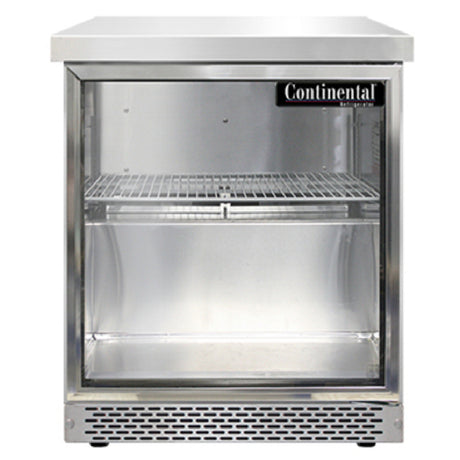 Continental Refrigerator SWF27NGD-FB Work Top Display Freezer Front Breather 27"W