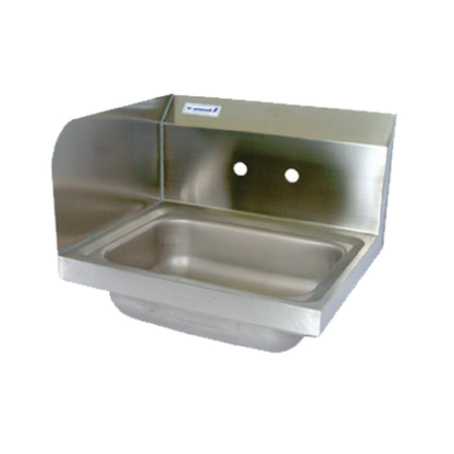 BK Resources BKHS-W-1410-LS Hand Sink Wall Mount 14" Wide X 10" Front-to-back X 5" Deep Bowl