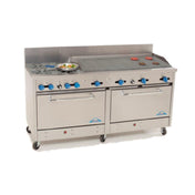 Comstock-Castle 2F330-6RB Range Gas 72" Wide