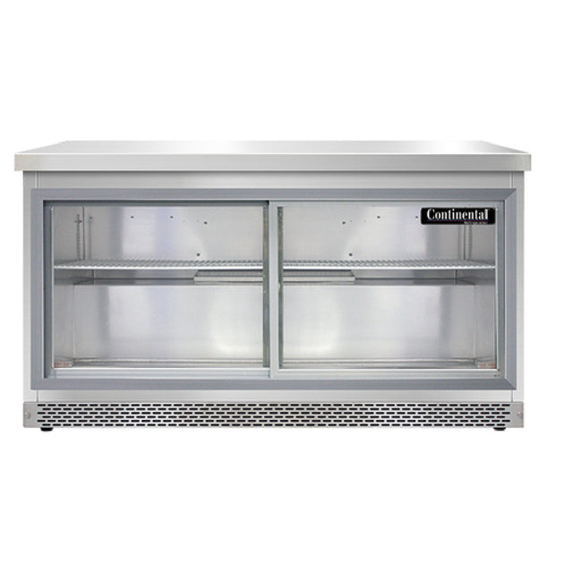 Continental Refrigerator SW60NSGD-FB Work Top Display Refrigerator Front Breather