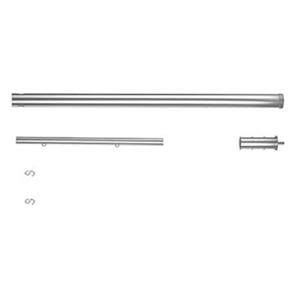 Steelite MGSADDSS1101 Mogogo Buffet Solutions Modular Sign Post Poles (1) 71" Horizontal And (1) 59" Vertical Pole