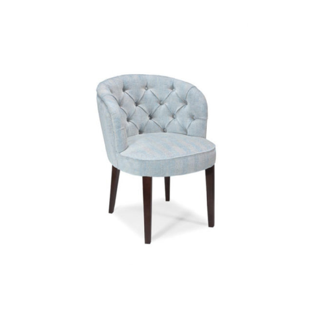 QA Group QACH-U182 Chair Upholstered With Tufting Wood Legs