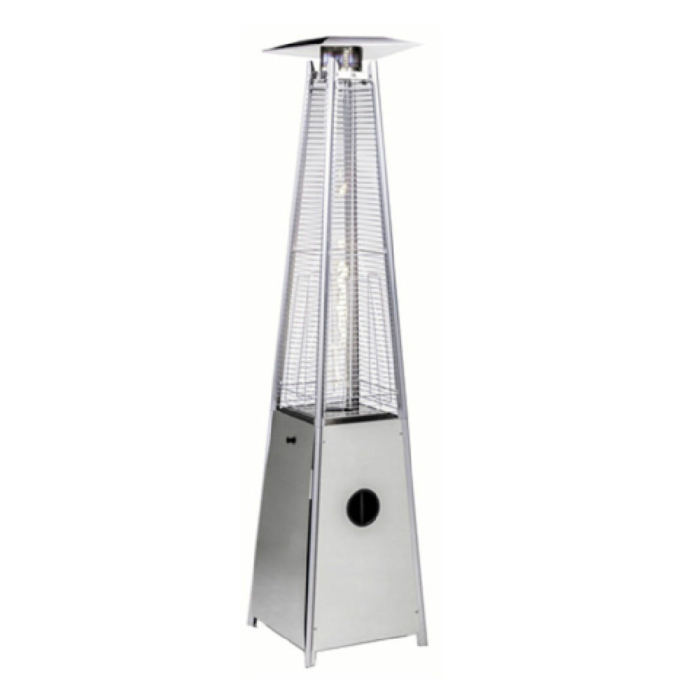 Hubert 30L-002 - Kratos® Pyramid Type Patio Heater, 21" Dia, 21"W X 21"D X 88"H