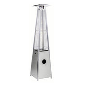 Hubert 30L-002 - Kratos® Pyramid Type Patio Heater, 21" Dia, 21"W X 21"D X 88"H