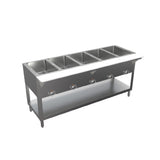 BK Resources ST-SW-5 Steam Table Electric 5-pan Sealed Well Design