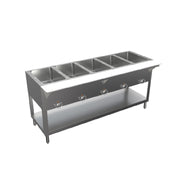 BK Resources ST-SW-5 Steam Table Electric 5-pan Sealed Well Design