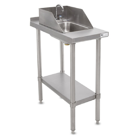 John Boos EFT8-3015SSK-S Filler Table With Drop-in Sink 15"W X 30"D X 41-3/4"H Overall Size