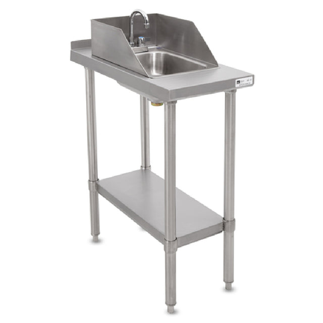 John Boos EFT8-3015SSK-S-X Filler Table With Drop-in Sink 15"W X 30"D X 41-3/4"H Overall Size