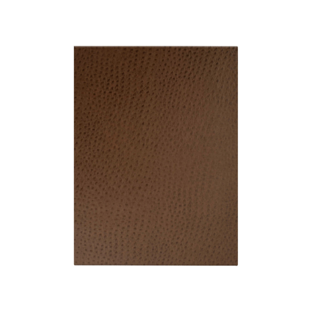 Risch CH-6V 8.5X11 Chesterfield Padded Ostrich Texture Faux-leather Menu Cover (specify Color)