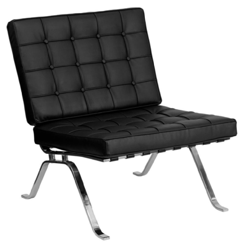 Flash Furniture ZB-FLASH-801-CHAIR-BK-GG Hercules Flash Series Lounge/Reception Chair