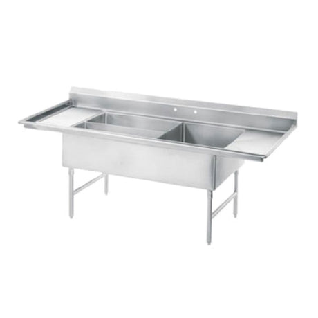 Advance Tabco 18-K5-56 Meat & Platter Sink 3-compartment (1) 24" X 30" X 12" Bowl