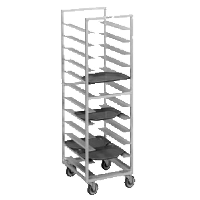 Channel T437A Cafeteria Tray Rack Single Section Trapezoidal Series