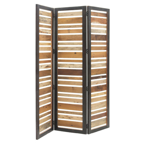 Hubert 34333 - Floor Screen, 3-panel, 60" X 1" X 69"H