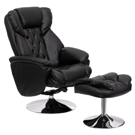 Flash Furniture BT-7807-TRAD-GG Swivel Recliner 30"W X 35" 46"D X 41"H Transitional Style