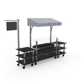 Steelite MGCMLA01MSWW Classic Canopy Cooling Station 130"W X 29 1/2"D X 96"H Mixed Materials