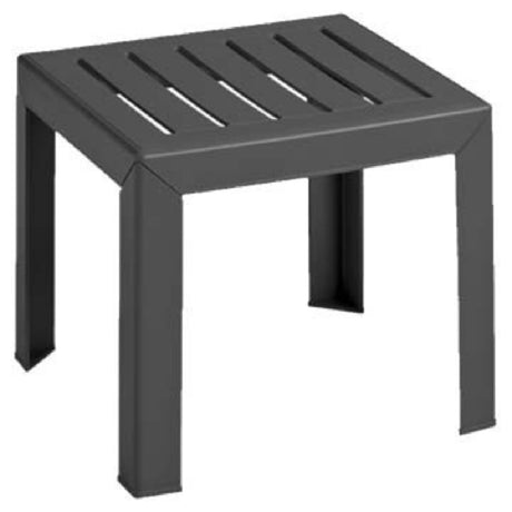 Grosfillex CT052002 Bahia Outdoor Low Table 16" X 16" Square