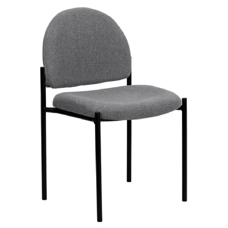 Flash Furniture BT-515-1-GY-GG Stacking Side Reception Chair 250 Lb. Weight Capacity