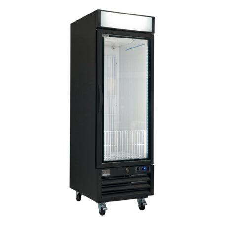 Kelvinator KCHGICM23FB (738321) 1-hinged Glass Door 26.75" Long Ice Cube Merchandiser With With Exterior Back