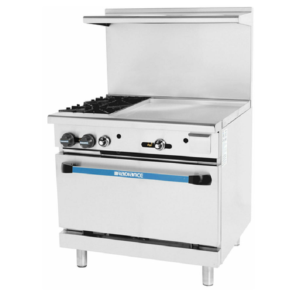 Turbo Air TARG-2B24G_LP Radiance Restaurant Range Gas 36"