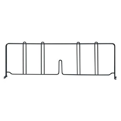 Quantum DIV21BK Wire Shelf Divider 21"D X 8"H Black Epoxy Antimicrobial Finish