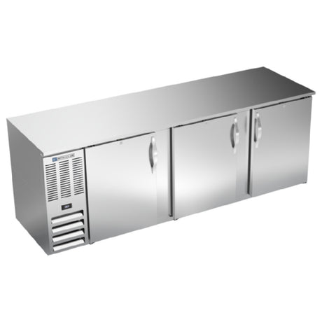 Beverage Air BB94HC-F-S - Refrigerated Food Rated Back Bar Storage Cabinet, Three-section