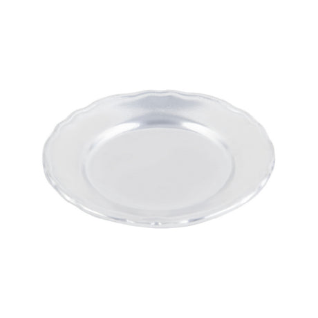 Bon Chef 1050PLATINUMGRA Scalloped Plate 8" Aluminum With Ceramic-look Coating