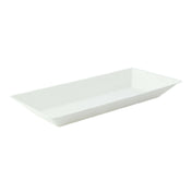PacknWood 210ECOD2614F - Eco-Design Sugarcane Plate (No Added PFAs), 10.25 X 5.12 X 1.1"