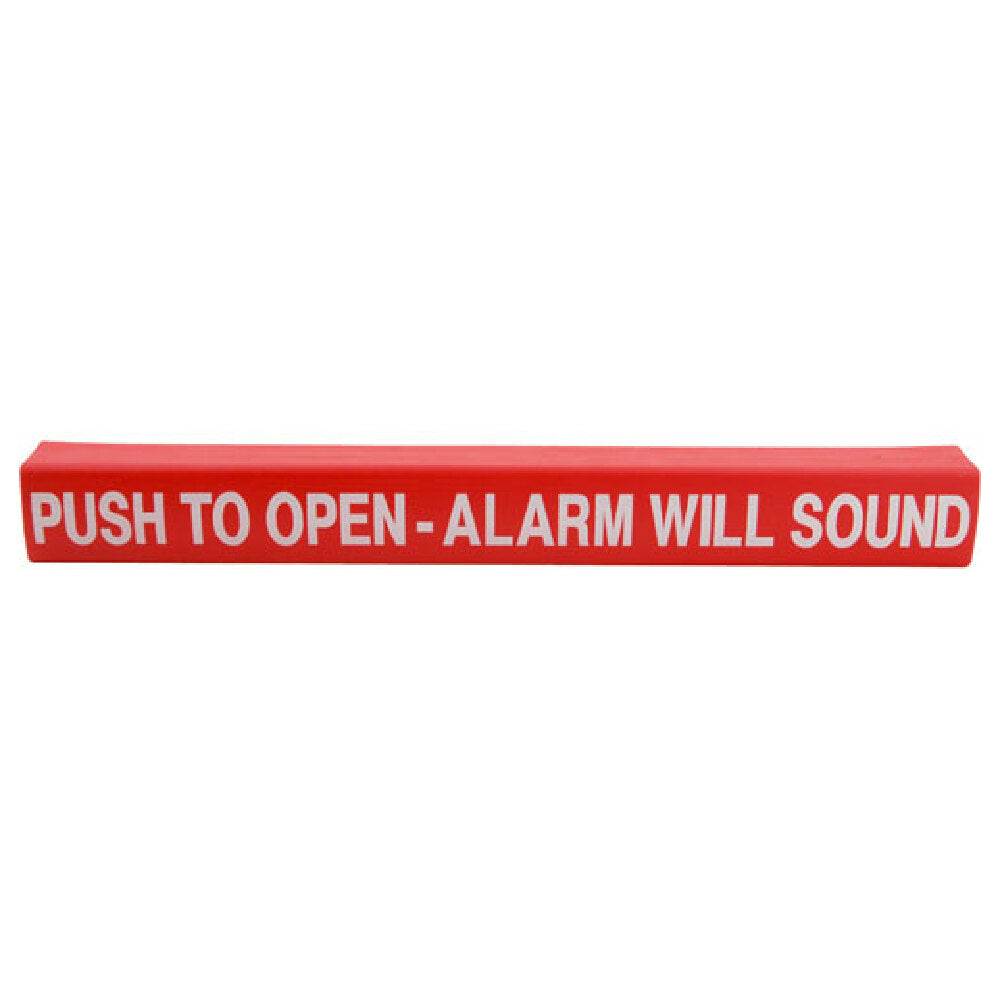 Detex 101810-1 Wrap Push Pad Push To Open Red