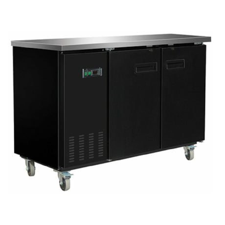 Hubert 52936 - Kratos® Back Bar Cooler, 58-3/4"W X 27-5/8"D X 42-1/2"H, (2) Solid Doors