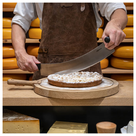 BOSKA 105380 - Boska Dutch Cheese Knife, 21.06''W X 4.33''D X 3.93''H, Curved Stainless Steel Blade