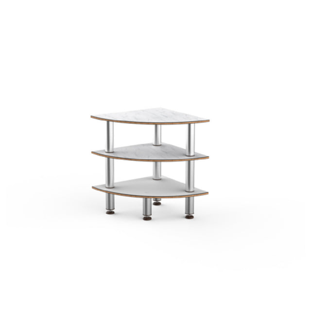 Steelite MGCMLX04CSXF - Modular Classic Corner Unit White Carrera Stainless Steel