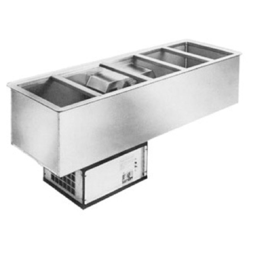 Atlas Metal WCM-BT-3 Cold Food Drop-In Unit Refrigerated Cold Pan Airflow Design