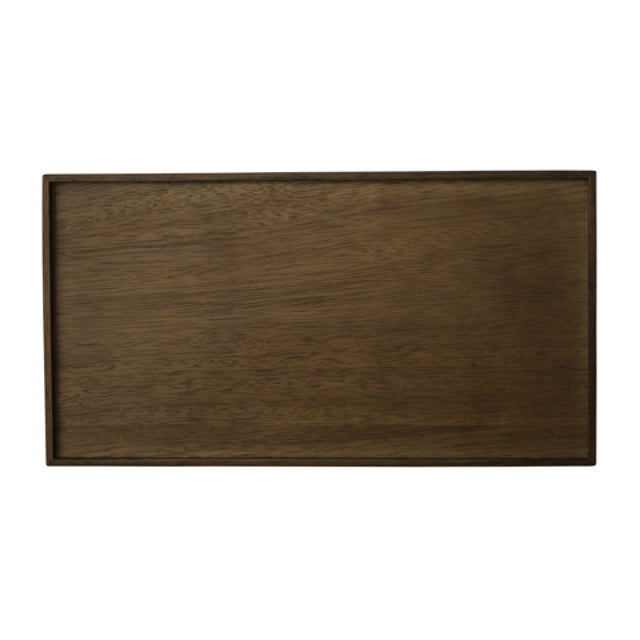 Steelite 6525T240 Wood Tray 13.5" X 7.25" X 0.625" Rectangle