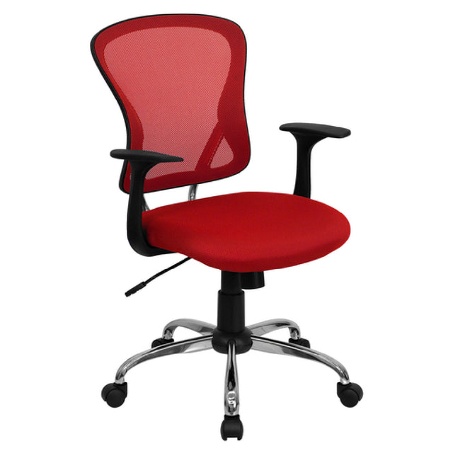 Flash Furniture H-8369F-RED-GG Swivel Task/Office Chair 36" To 40" Adjustable Height