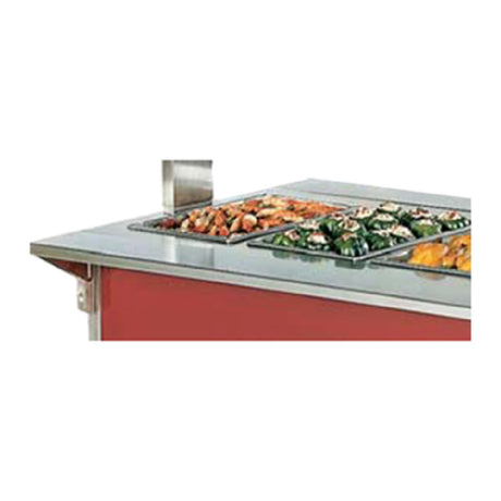 Vollrath 3751150-2-C Customer Side Plate Rest With Lift-off Bracket ADA 4-Series Signature Server® With Stainless Steel Countertops