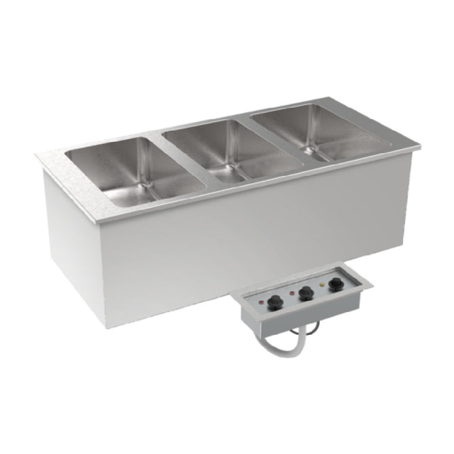 GSW USA ST-4WEI-240 Stainless Steel Electric Dry Heated Well Drop-in 4 Wells