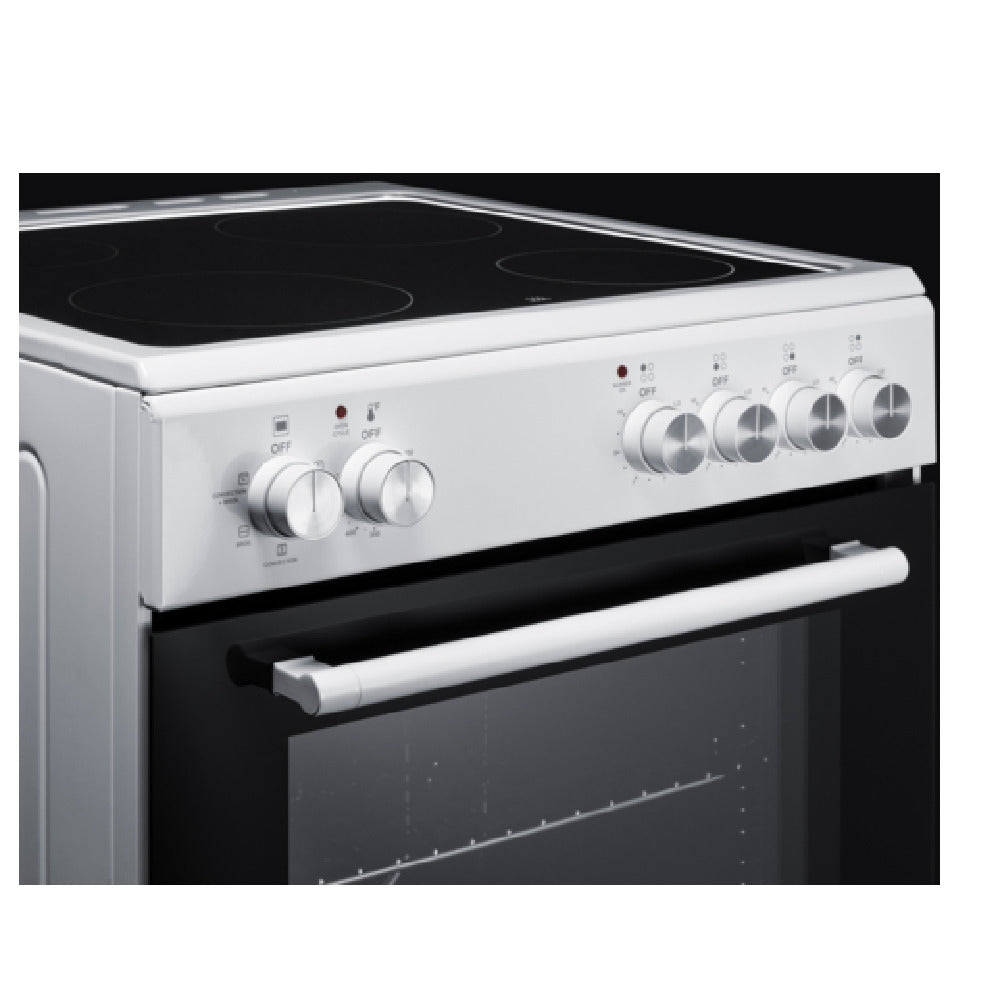 Summit REXT24W Electric Smooth-Top Range 24" W 2.44 Cu.ft. Oven Capacity