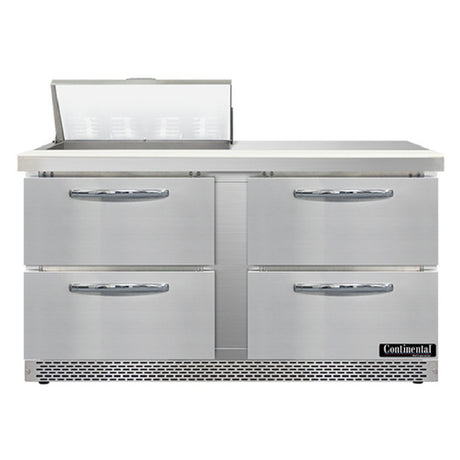 Continental Refrigerator SW60N8-FB-D Sandwich Unit Front Breather 60"W