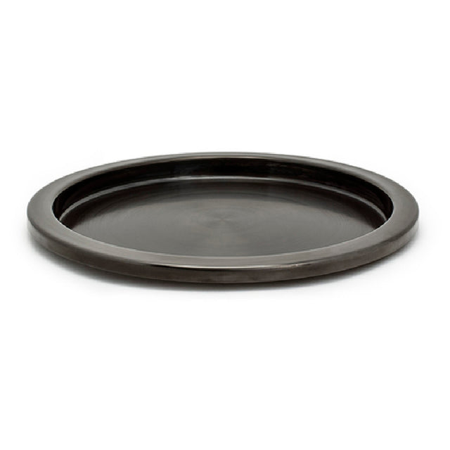 FOH RRT011BKS21 Sumatra Tray 14" Dia. X 3/4" Round